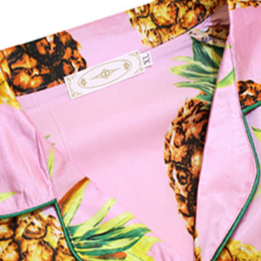 Pineapple Print Pyjamas Set