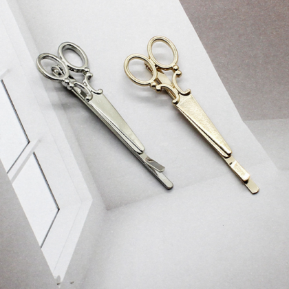 Contracted Small Scissors Hair Card, Alloy..