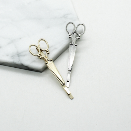 Contracted Small Scissors Hair Card, Alloy..