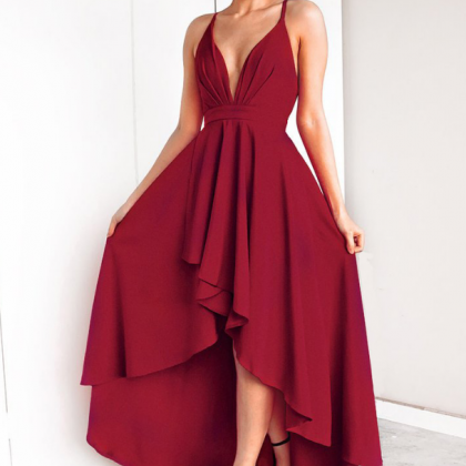 Sexy V-collar Sling Dress Dress