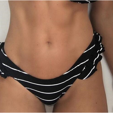 Women's Striped Bikini Style Split..