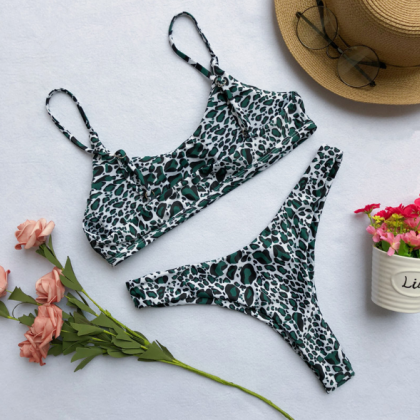 Leopard Print Bikini Brand- Fission Swimsuit..