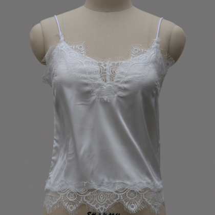 Style Tank Top With Lace Undershirt