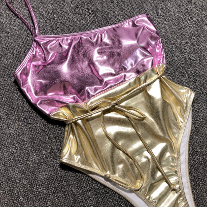 2019 Explosion Bikini One-piece Swimsuit One..