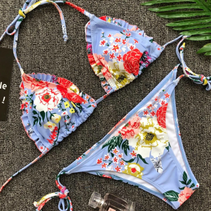 Explosive Swimsuit Ladies Bikini Sexy Print..