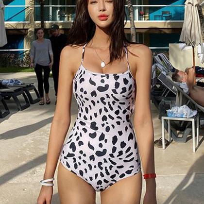 Style Swimsuit Feminine Bikini And Leopard Print..