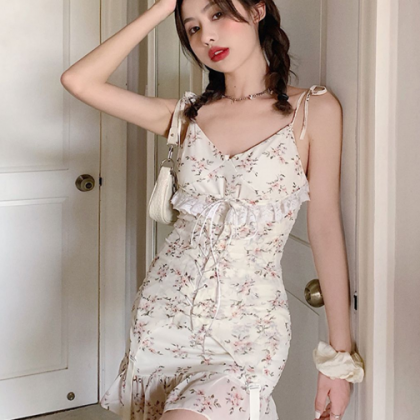Sexy floral suspender fairy skirt s..