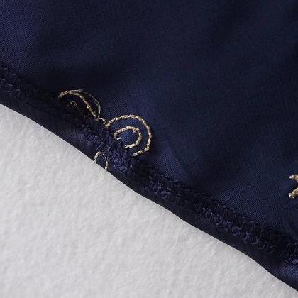Embroidered Suspender Dress
