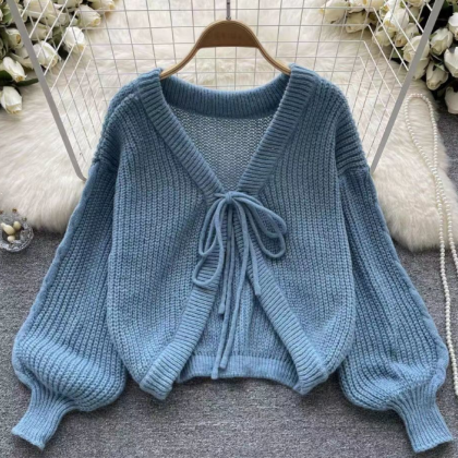 Pull-up Knit Top Women's Fall Slouchy..