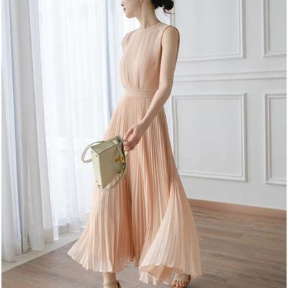 Gentle Design Sense Fairy Waist Full Skirt Pink..