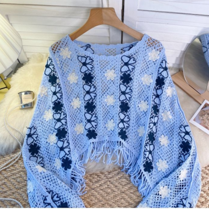 Lazy Knit Sweater For Women In Early Autumn Wear A..