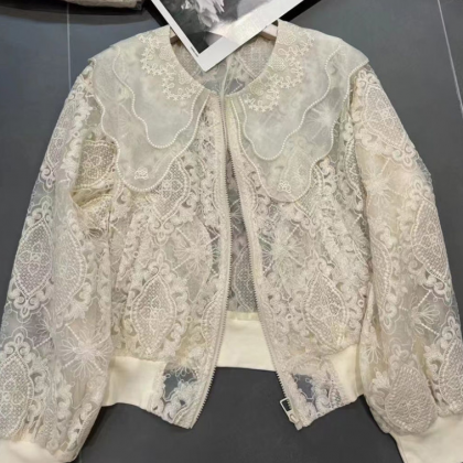Lace Short Coat 2023 Summer Dress European..