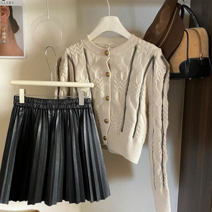 Autumn And Winter Elastic High Waist A Word Cover..