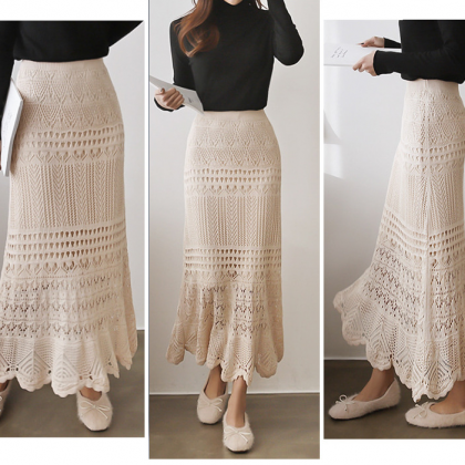 Half Skirt Female Spring And Autumn Plu Size High..
