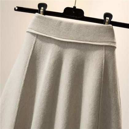 Knitted Skirt Women's Autumn And..