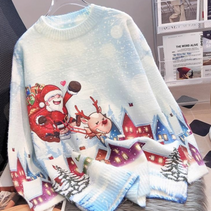 Christmas Sweater Women's Autumn And..