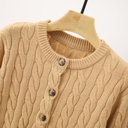 Cardigan Autumn/winter Gentle Wind Sweater Coat..