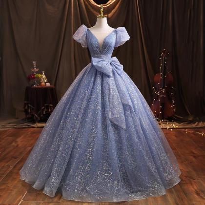 Blue Evening Dress For Women 2024 Style Celebrity..