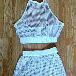 Cute Net Top And Bottom