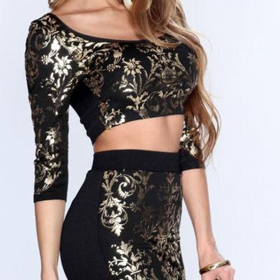 Half Sleeve Of Hip Two-piece Sleeve Pack Show Body..