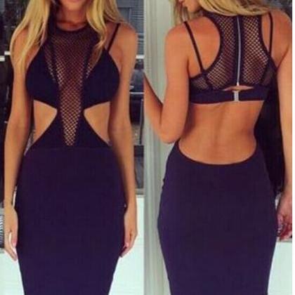 Lace Hollow Out Sexy Dress