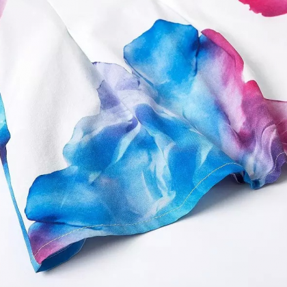 Cute Lace Print Romper Jumpsuit