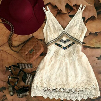 Cute Lace Dress Fashion