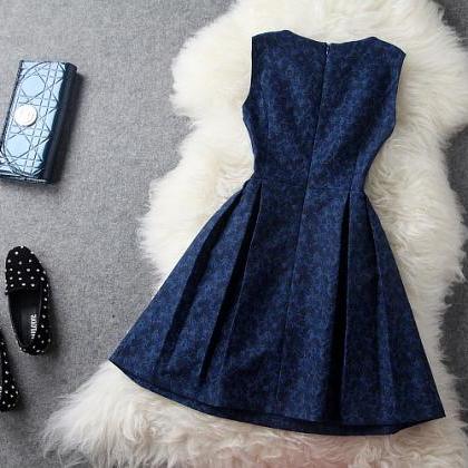 Style Short Blue Prom Dresses