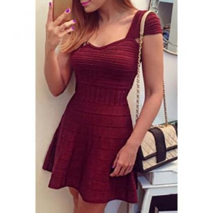 Classy Short Sleeve High Quality Dress Not The..