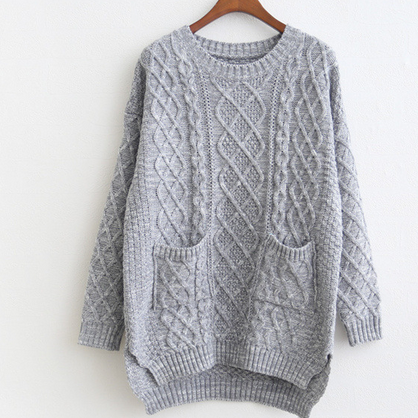 Fashion Pocket Sweater