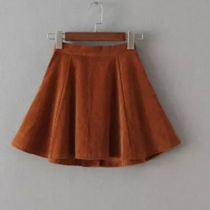 Button Front Skaters Skirt