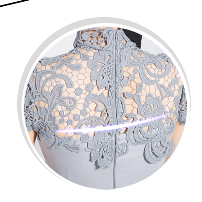 Sexual Sexy Openwork Lace Stitching Slim And Long..