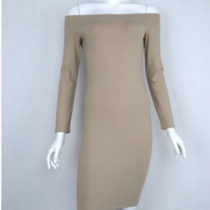Autumn And Winter Long Sleeve Dresses Sexy Off..