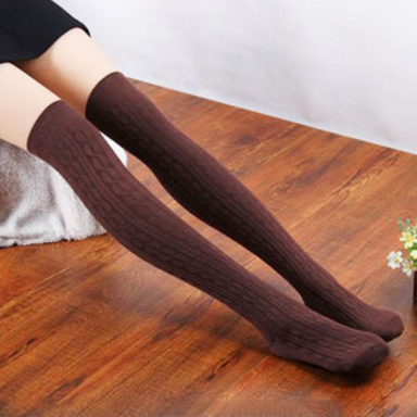 Autumn And Winter Socks Knees Cotton Stockings..