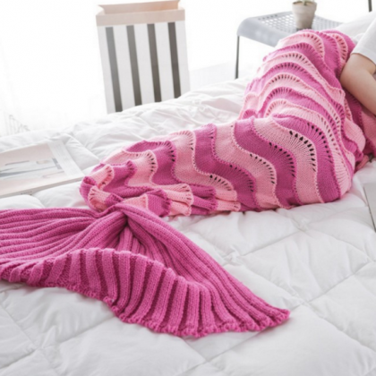 The Wave Fight Color Mermaid Blanket Tail Tail..