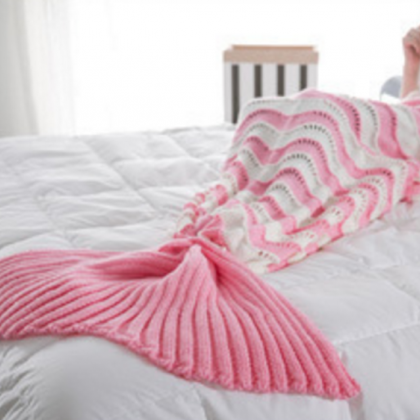 The Wave Fight Color Mermaid Blanket Tail Tail..
