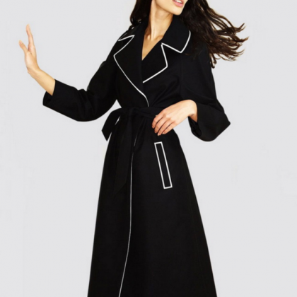 Fall Classic Suit To Receive The Waist Long -..