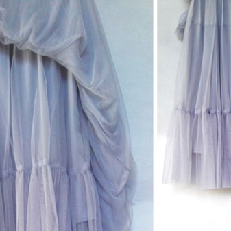 Net Veil Tutu Skirt Put On A Large Resort