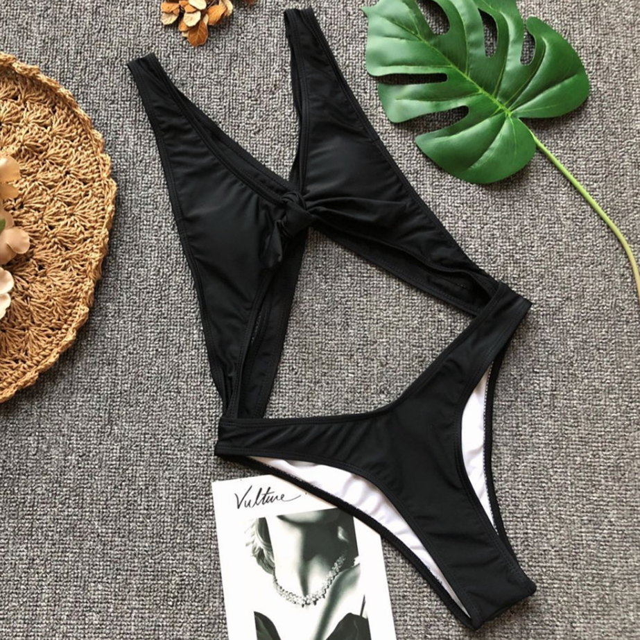 Sexy One Piece Hollow Bikini Swimsuit