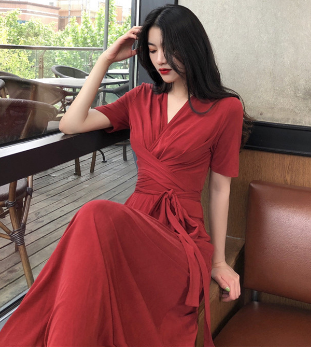 Short Sleeve Dress Design For Girls on Luulla