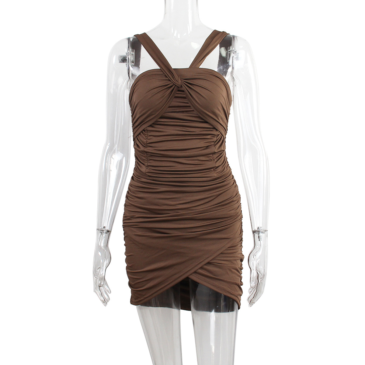 open lace back dress Drape in Timeless Grace | Fall-Winter 2025 | Pleated Maxi Dress