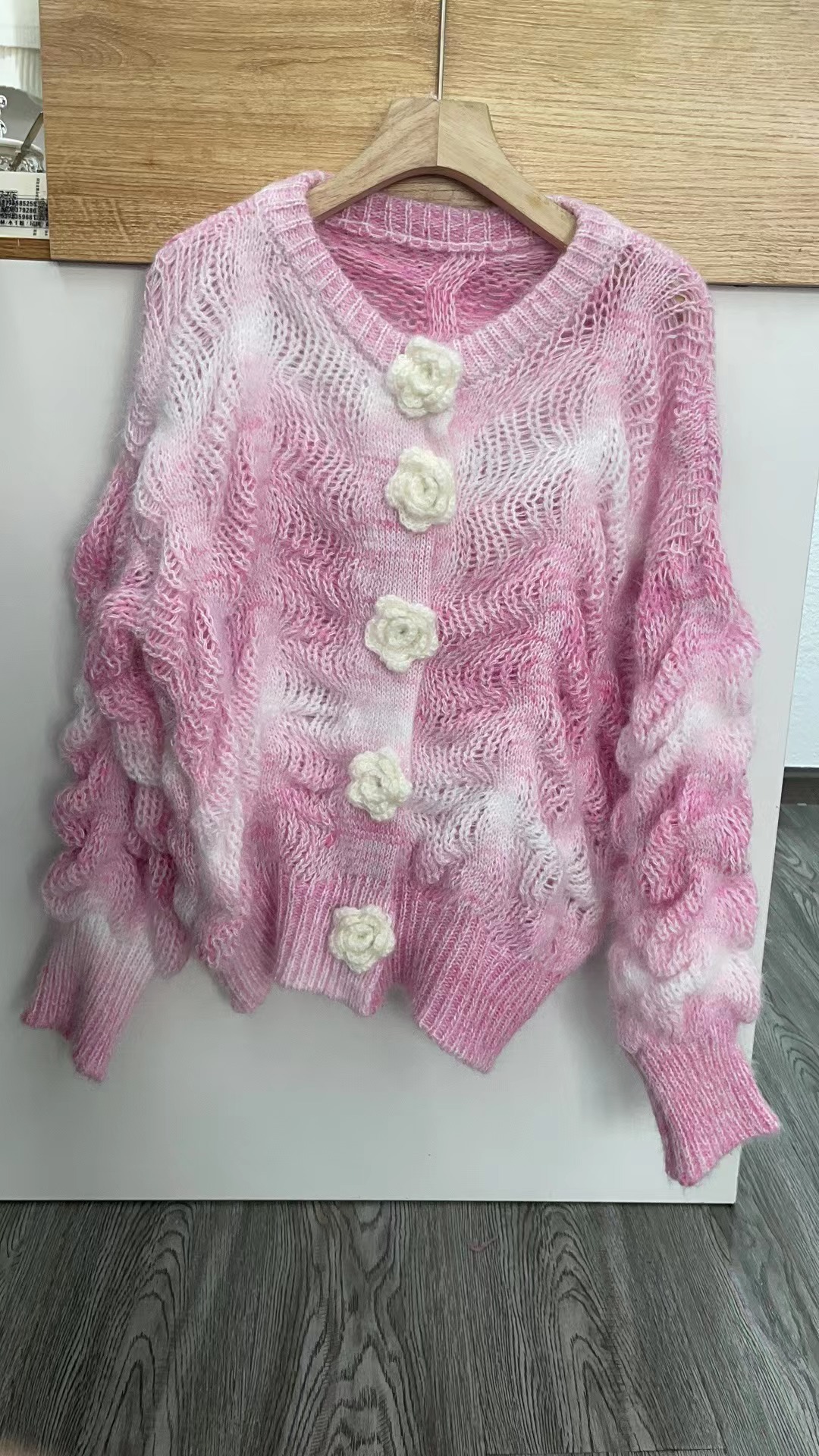 Sweet High-grade Knit Cardigan Women Design Sense Of Small Fashion