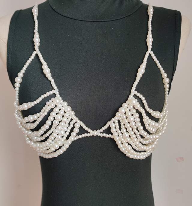 Fashion Sexy Hand-woven Pearl Small Belly Pocket To Enhance The Feelings Between Couples Is The Only Choice