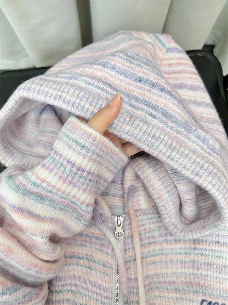 Autumn And Winter Design Sense Small Lazy Knit Cardigan Coat