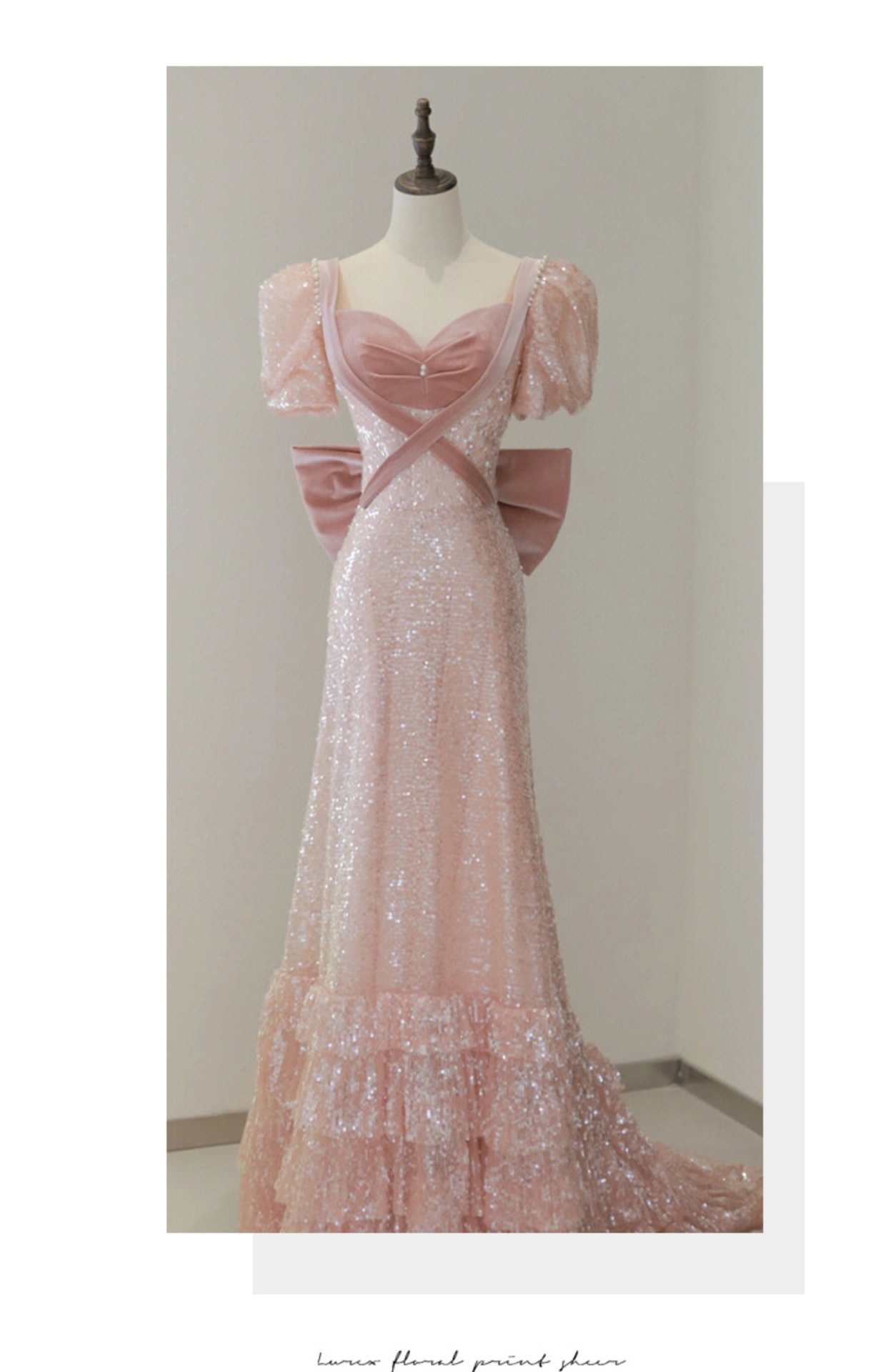 Pink Host Evening Gown For Women 2024 Light Luxury And Niche Style Toasting  Gown For Bride Engag on Luulla