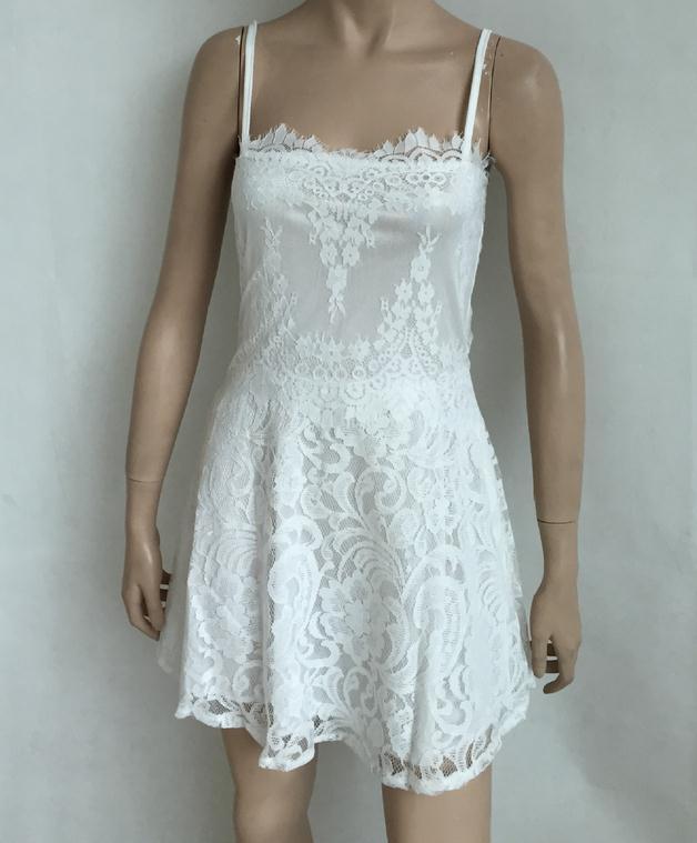 On Sale SEXY STRAPLESS DRESS WITH ELEGANT LACE on Luulla