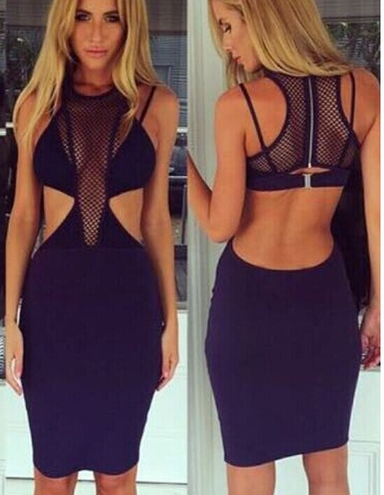 Lace Hollow Out Sexy Dress
