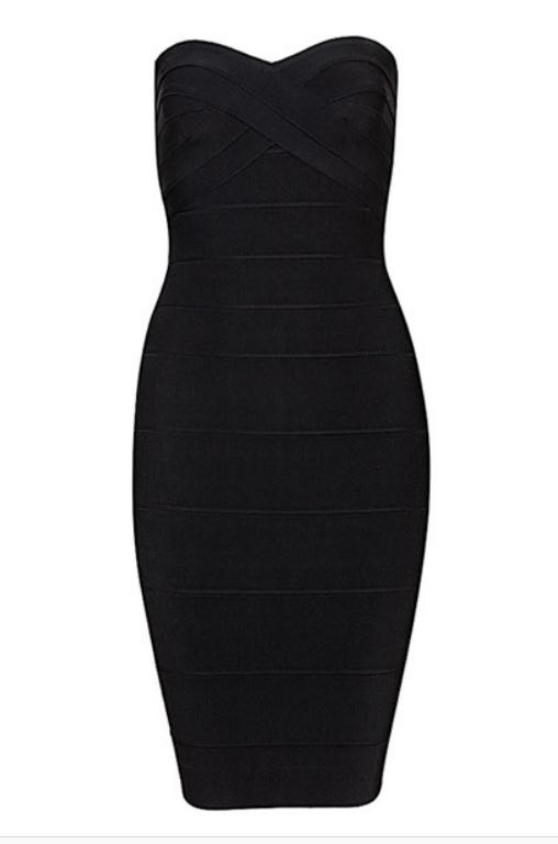 Hot Strapless Sexy Show Body Dress on Luulla