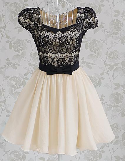 Lace Rhinestone Cultivate One's Morality Dress