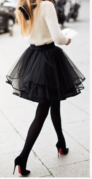 Black Cute Skirt